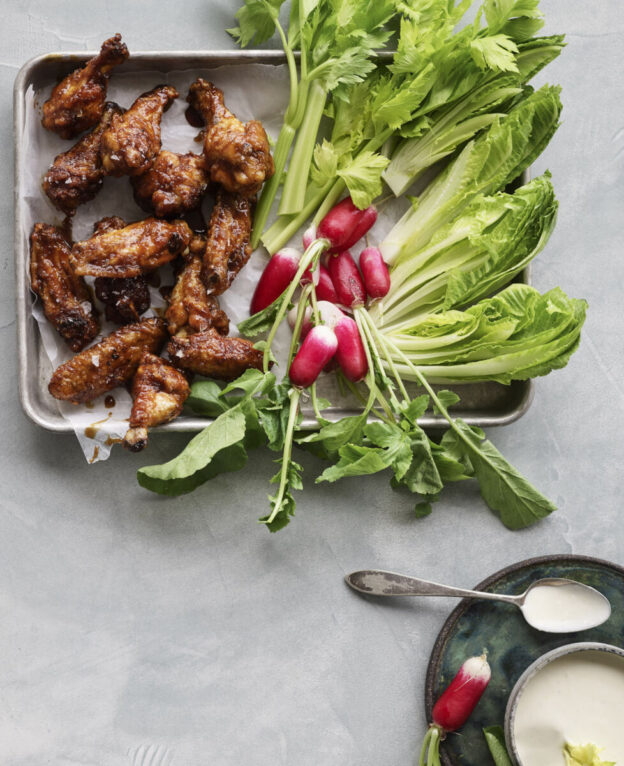 sticky chicken wings